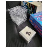 Vintage Board Game Collection: 2 Boxed Games, UNO Cards, & Accessories Vintage Board Game Collection: 2 Boxed Games, UNO Cards, & Accessories