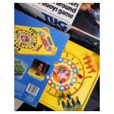 Vintage Board Game Collection: 2 Boxed Games, UNO Cards, & Accessories Vintage Board Game Collection: 2 Boxed Games, UNO Cards, & Accessories