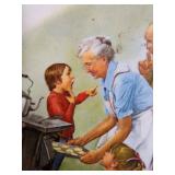 Decorative Porcelain Plates - Norman Rockwell, Betty Ross, Western Air Lines Mayer China Set Decorative Porcelain Plates - Norman Rockwell, Betty Ross, Western Air Lines Mayer China Set