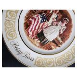 Decorative Porcelain Plates - Norman Rockwell, Betty Ross, Western Air Lines Mayer China Set Decorative Porcelain Plates - Norman Rockwell, Betty Ross, Western Air Lines Mayer China Set