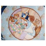 Decorative Porcelain Plates - Norman Rockwell, Betty Ross, Western Air Lines Mayer China Set Decorative Porcelain Plates - Norman Rockwell, Betty Ross, Western Air Lines Mayer China Set