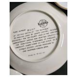Decorative Porcelain Plates - Norman Rockwell, Betty Ross, Western Air Lines Mayer China Set Decorative Porcelain Plates - Norman Rockwell, Betty Ross, Western Air Lines Mayer China Set