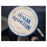 Atlas Seal-All Mason Jars - Vintage Glass Canisters with Miracle Whip & Red Star Lids Atlas Seal-All Mason Jars - Vintage Glass Canisters with Miracle Whip & Red Star Lids