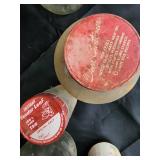 Atlas Seal-All Mason Jars - Vintage Glass Canisters with Miracle Whip & Red Star Lids Atlas Seal-All Mason Jars - Vintage Glass Canisters with Miracle Whip & Red Star Lids