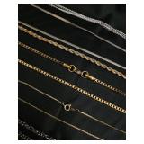 Chain Necklaces - Silver & Gold Mix, Assorted Styles & Clasps Chain Necklaces - Silver & Gold Mix, Assorted Styles & Clasps