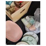 Marcrest Melmac Dinnerware Set - Pastel Teacups, Saucers & Plates (Assorted Colors) Marcrest Melmac Dinnerware Set - Pastel Teacups, Saucers & Plates (Assorted Colors)