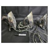 General Electric Vintage Irons (Lot of 3) General Electric Vintage Irons (Lot of 3)