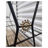 Wire Shelf Rack - 2-Tier, Black Metal Wire Shelf Rack - 2-Tier, Black Metal