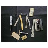 Vintage Shaving Razor Collection: Hackett Waltham Safety Razor & Antique Straight Razors Vintage Shaving Razor Collection: Hackett Waltham Safety Razor & Antique Straight Razors