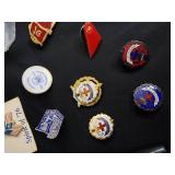 Mid-West Motor Corps & Sarasota Pins Collection - Spirit of '76, Amtrak Mid-West Motor Corps & Sarasota Pins Collection - Spirit of '76, Amtrak