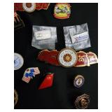 Mid-West Motor Corps & Sarasota Pins Collection - Spirit of '76, Amtrak Mid-West Motor Corps & Sarasota Pins Collection - Spirit of '76, Amtrak