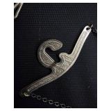 Sharp Quartz Watch with Lutheran Medal Pendant, Moriarty Crest & Fleur-de-Lis Jewelry Sharp Quartz Watch with Lutheran Medal Pendant, Moriarty Crest & Fleur-de-Lis Jewelry