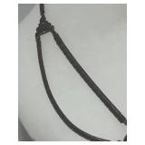 Exquisite Vintage Style Carved Cameo Necklace with Metal Beads