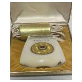 1960's Vintage Lady Schick Crown Jewel Electric Razer in Case