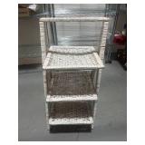 Vintage Wicker Plant Stand