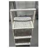 Vintage Wicker Plant Stand