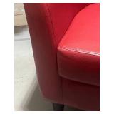 Excellent Red Side Chair Perfect Condition