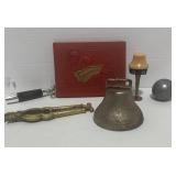 Fun Misc. Items: Bell, Nutcracker, Memories Book, Leg Lamp Figurine Flashlight and Metal Ball