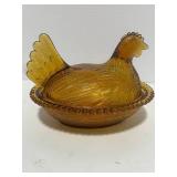 7' Amber Hen on Nest