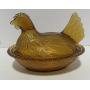 Kat's Spring Consignment Auction: Hens on Nests, Glassware, Vintage Turn Table, Depression Glass, Jewelry, Antique Sad Iron