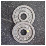 Standard 5lb. Steel Plate Set