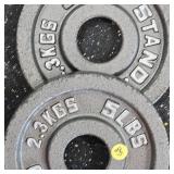 Standard 5lb. Steel Plate Set