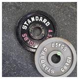 Standard 10lb. Steel Plate Set