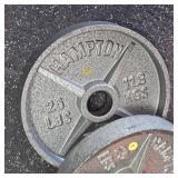Hampton 25lb. Steel Plate Set