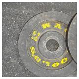 Gold's Gym Steel 25lb. Plate Set