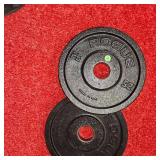 Rogue Black Steel 25lb. Plate Set