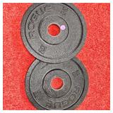 Rogue Black Steel 25lb. Plate Set