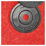 Rogue Black Steel 25lb. Plate Set