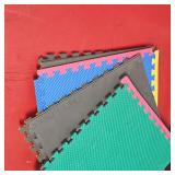 Square exercise mats