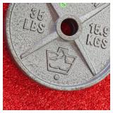 Hampton 35lb. Steel Plate set