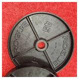 Rogue Black Steel 45lb. Plate Set