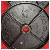 Rogue Black Steel 45lb. Plate Set
