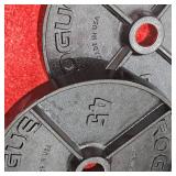 Rogue Black Steel 45lb. Plate Set