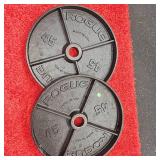 Rogue Black Steel 45lb. Plate Set