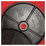 Rogue Black Steel 45lb. Plate Set