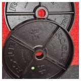 Rogue Black Steel 45lb. Plate Set