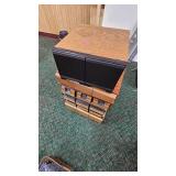 Lot of Vintage CD and Cassette Tape Drawers