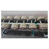 Heavy Dumbells & Rack