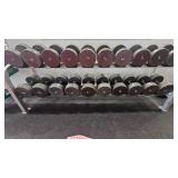 Dumbells and Rack