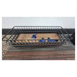 Wall Mounted Black Wire Baskets