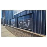 This lot for information only-Olivia Weight Gym Liquidation Quality Equipme, Barbells, Steel Weights, Tanning Bed-Astroturf-Stationary Bike-Treadmill