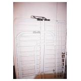 Metal Bunk Bed. Bottom is a futon.