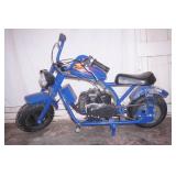 49cc mini gas chopper bike. 2-stroke. LED headlights