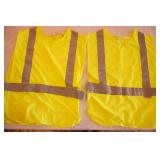 Neon Yellow Safety Vest Tank Tops. Size 1 (2ct)