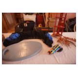 Colorful Wind Chime, Vehicle Seat Cover, Small vintage corner or wall shelf, copper maple leaf sconce, gardening knee pad