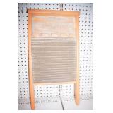 Vintage Washboard. Brass Monarch